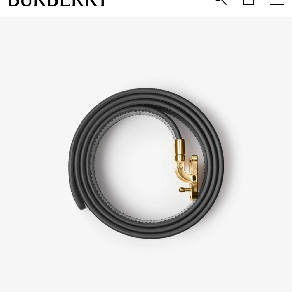 Burberry Thin Reversible Belt - image 2